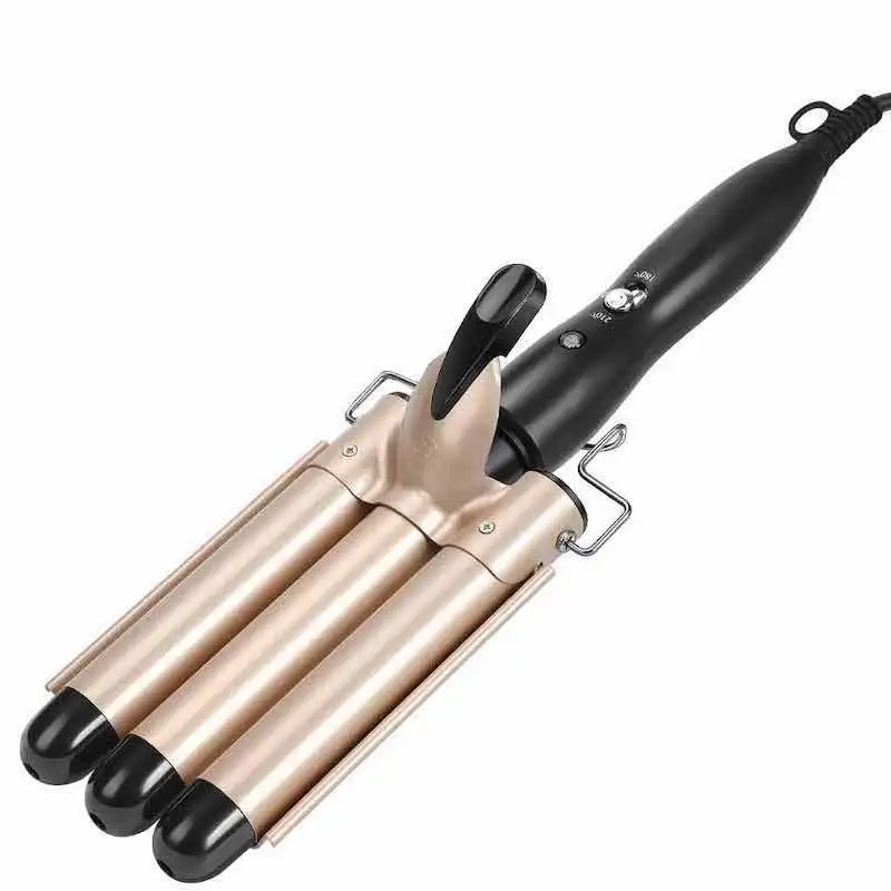 3-in-1 Tief- und Kleingewell-Style Dreifach-Lockenstab und Lockenwickler für Tief- und Kleingewell-Locken – Detail 10