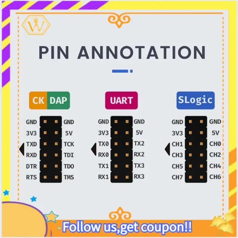 Neueste-Slogic Combo 8-Slogikanalysator Daplink Cklink Debugger Tool