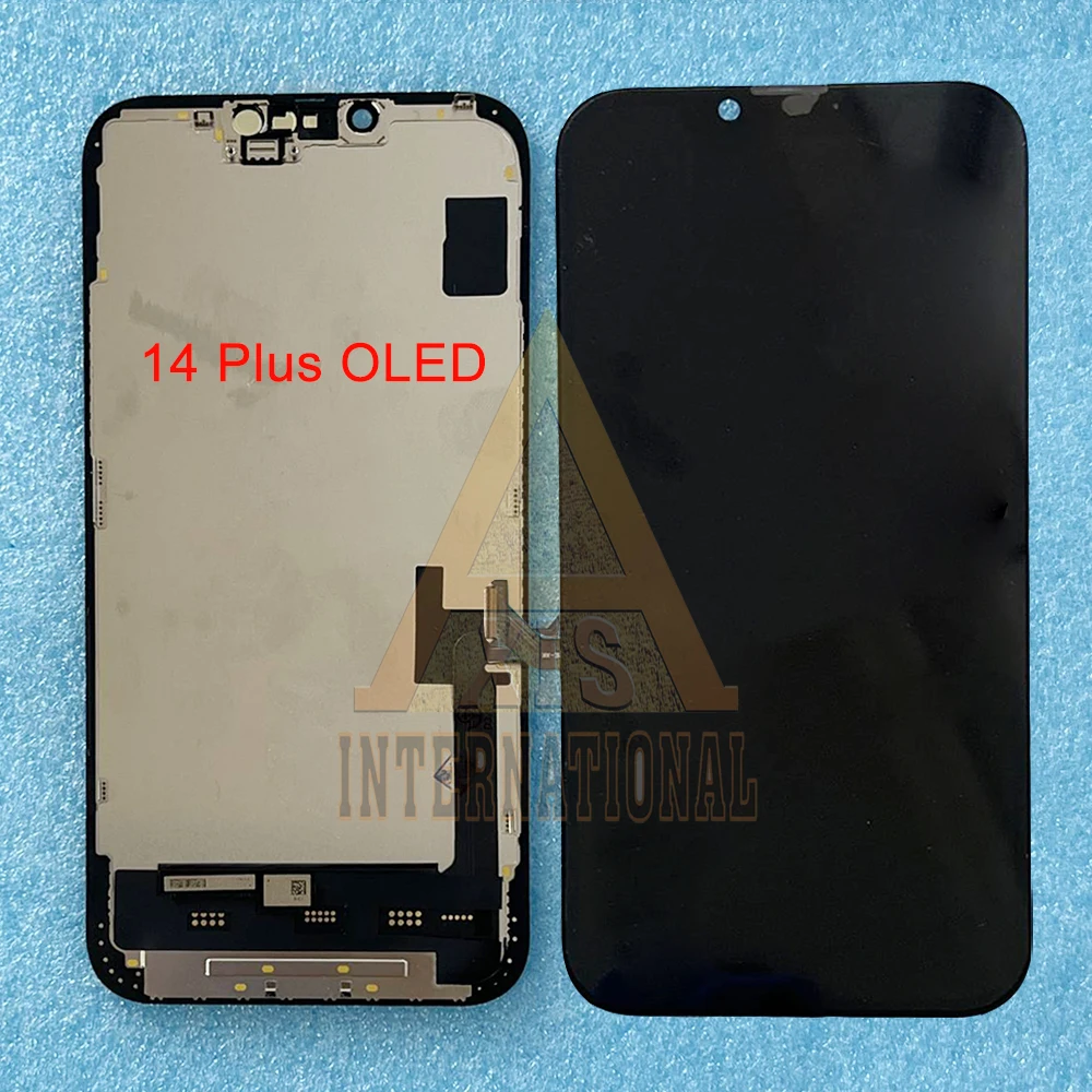 Tested Hard OLED For Apple iPhone 13 13 Mini 13 Pro 13 Pro Max LCD Display Screen Touch For iPhone 14 14 Plus 14 Pro Max Frame