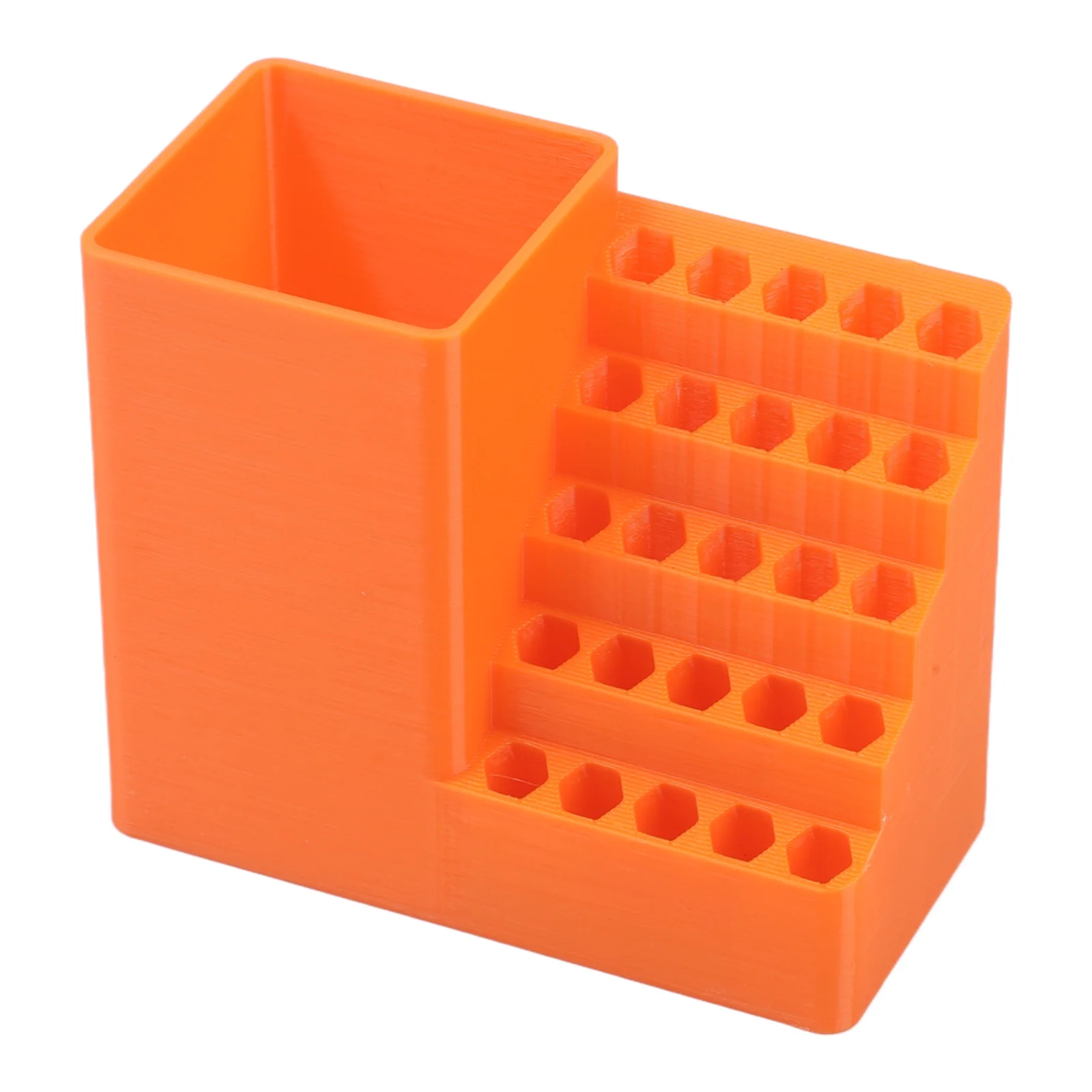 Easy Installation Tool Rack Tool Holder Orange Bit Organizer Prevents Chipping Easy Installation Rust-resistant PP Coated Finish