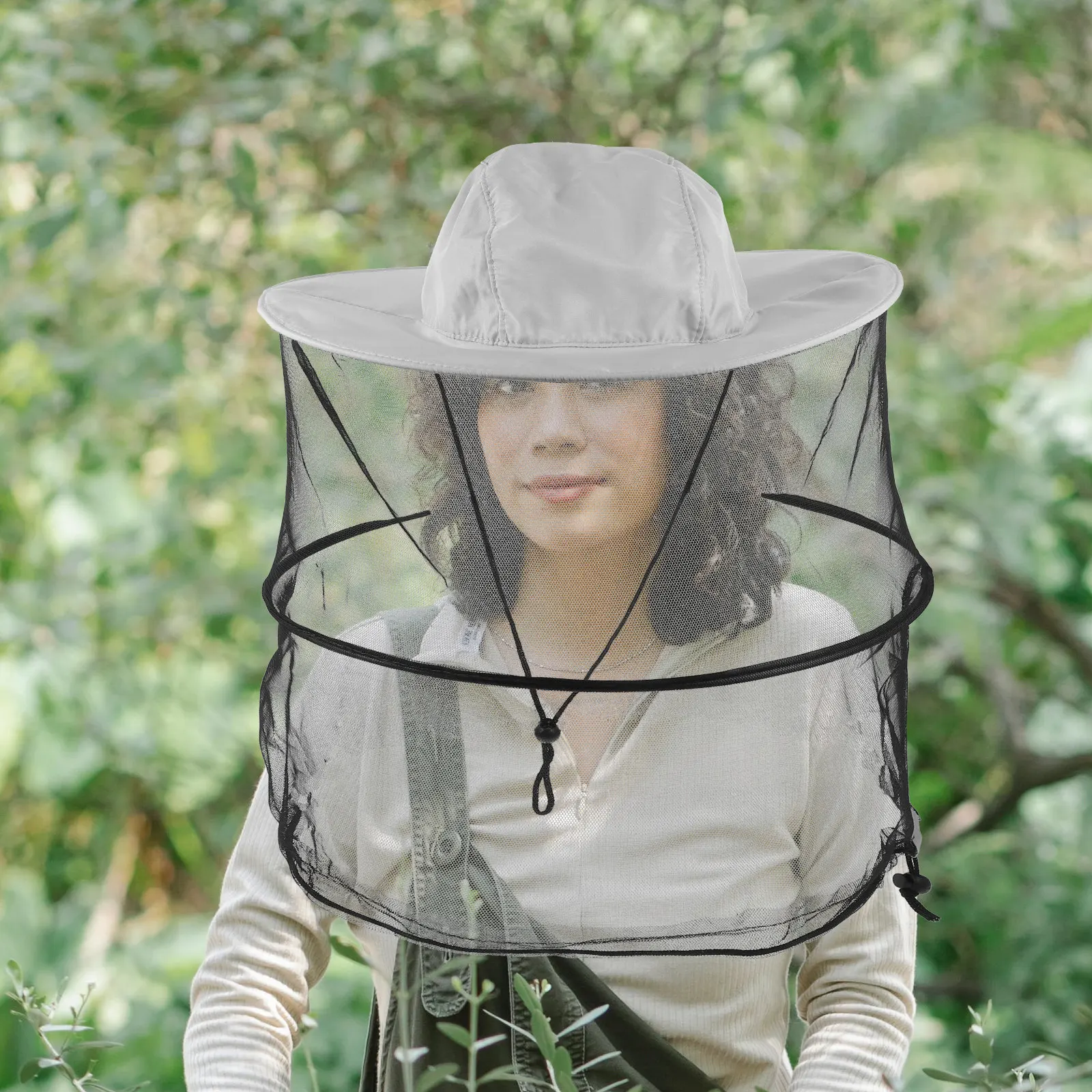 2Pcs Portable Keeper Hat For Hat For Outdoor Work For Beekeepers Folding Unisex Breathable Face Neck