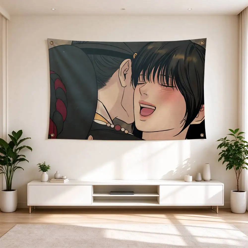 V-Vintage Korean P-Painter of the Night  Flag Suitable For Party Club Outdoor Interior Wall Decoration Banner Fans Gift