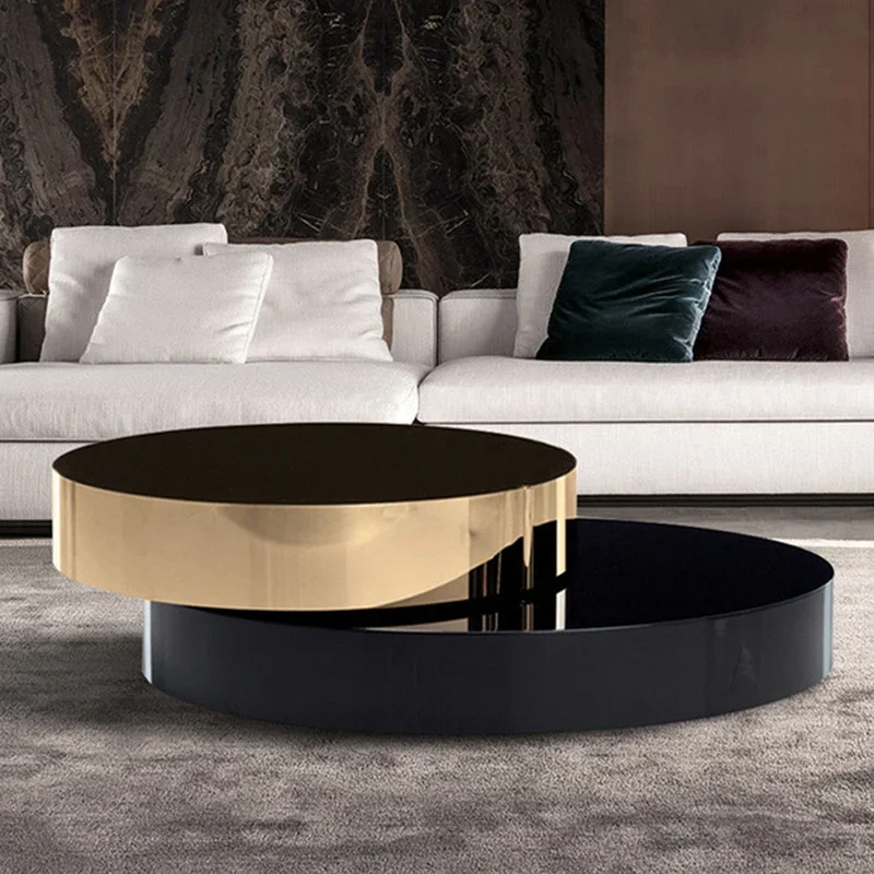 Design Luxury Coffee Tables Metal Bedrooms Marble Round Premium Coffe Table Modern Unique Stoliki Kawowe Home Decorative