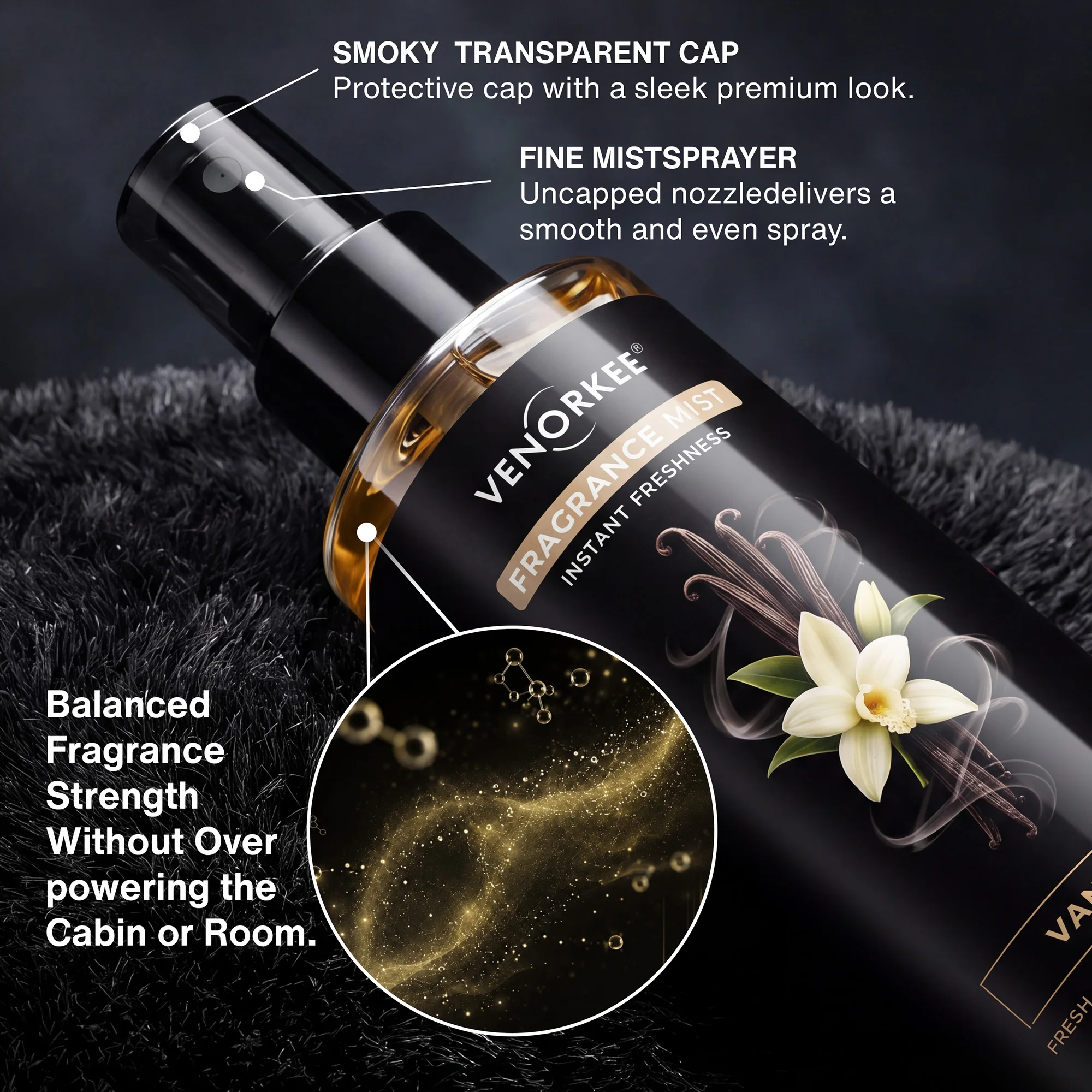 150ML Multi-Duft Duftspray Tragbarer Lufterfrischer für Auto und Zuhause Langanhaltender Romantischer Duft Atmosphäre – Detail 6