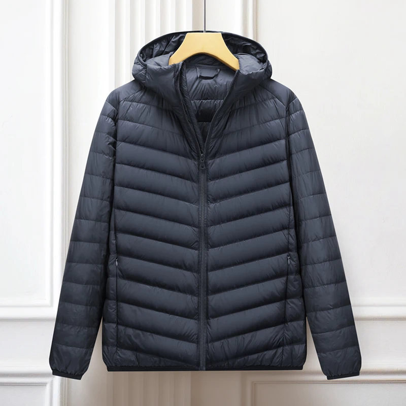 

Высококачественные новые мужские пуховики с капюшоном, модные ветрозащитные мужские пальто с капюшоном, зимние теплые водонепроницаемые парки для мужчин на каждый день