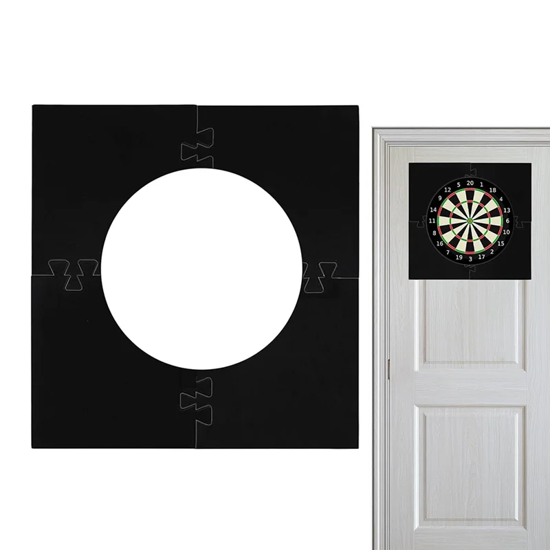 AED2-4Pcs نبال اللوحات الخلفية جدار حامي إيفا تقسم نبال اللوحات الخلفية لوحة رمي السهام حلقة محيطة لعشاق السهام 45 سنتيمتر #3