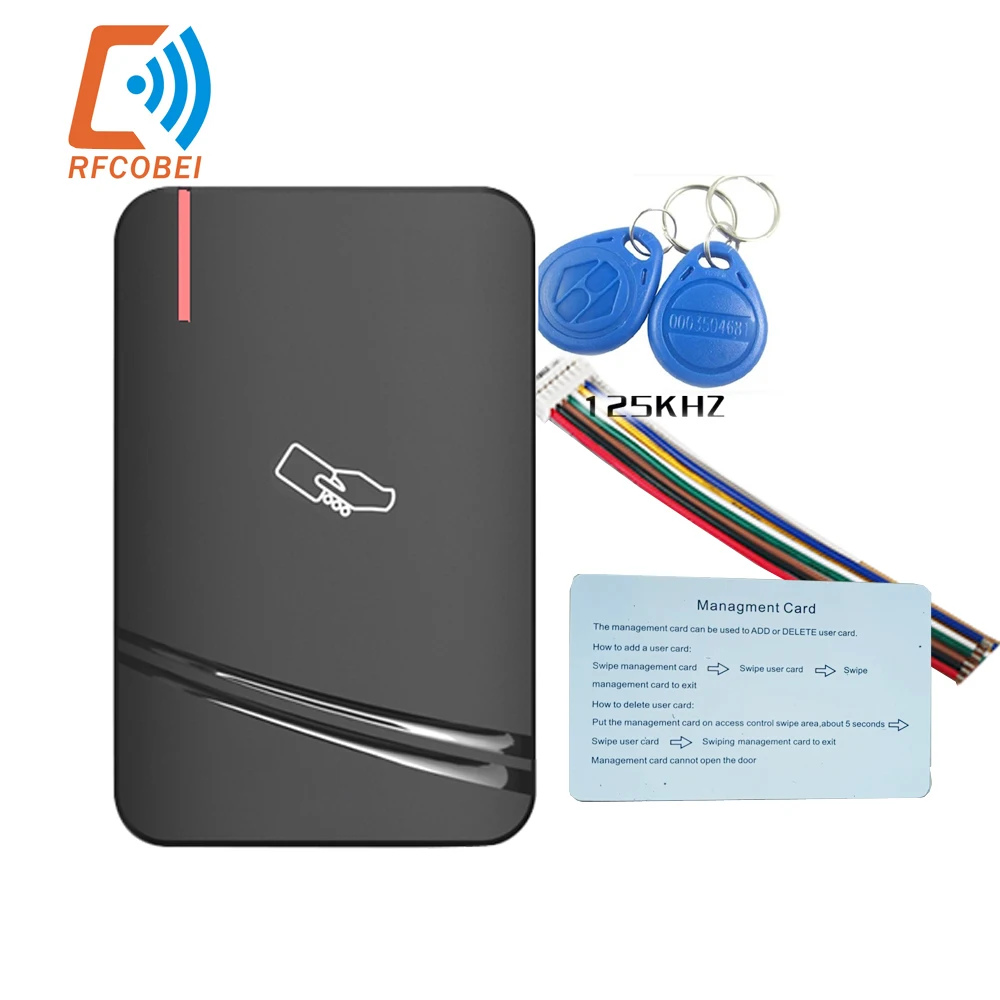 IP68 กันน้ํา EM 125KHZ RFID Standalone Access Control System ประตูล็อคเปิดคีย์บอร์ดระบบกลางแจ้ง