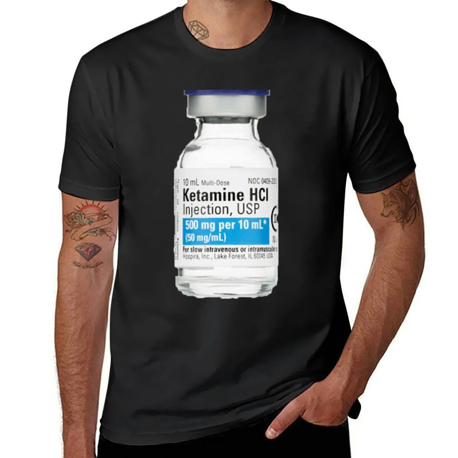Ketamine T-Shirt anime boys whites Aesthetic clothing mens workout shirts