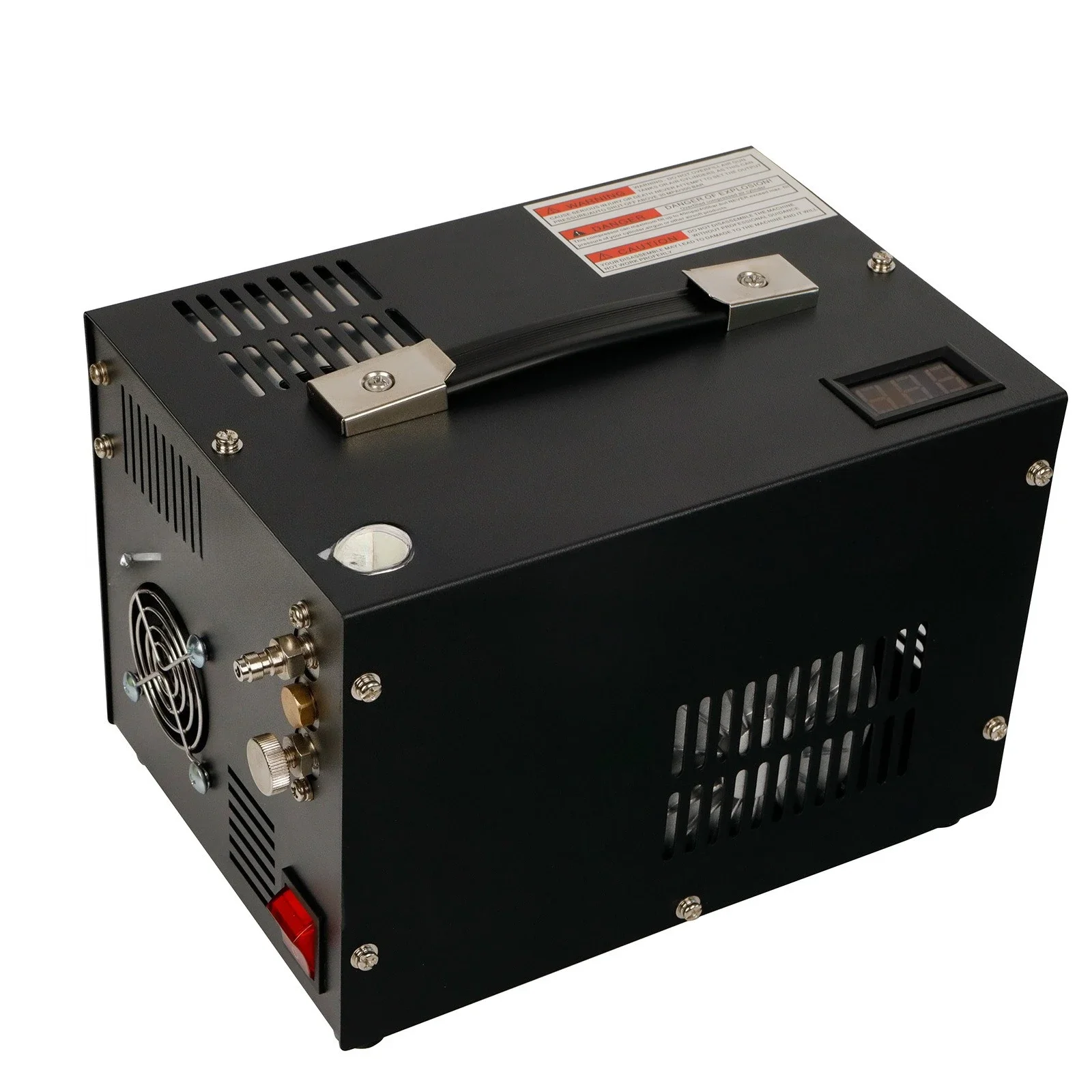 Factory-supplied 12v high-pressure inflator 30mpa built-in transformer 12v flush pump automatic shutdown 4500psi
