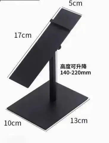 1PCS Shoes Rack Table Shoes Holder Stand Desk Shoe Riser Display Stand Garment Store Display Shelf Metal Black