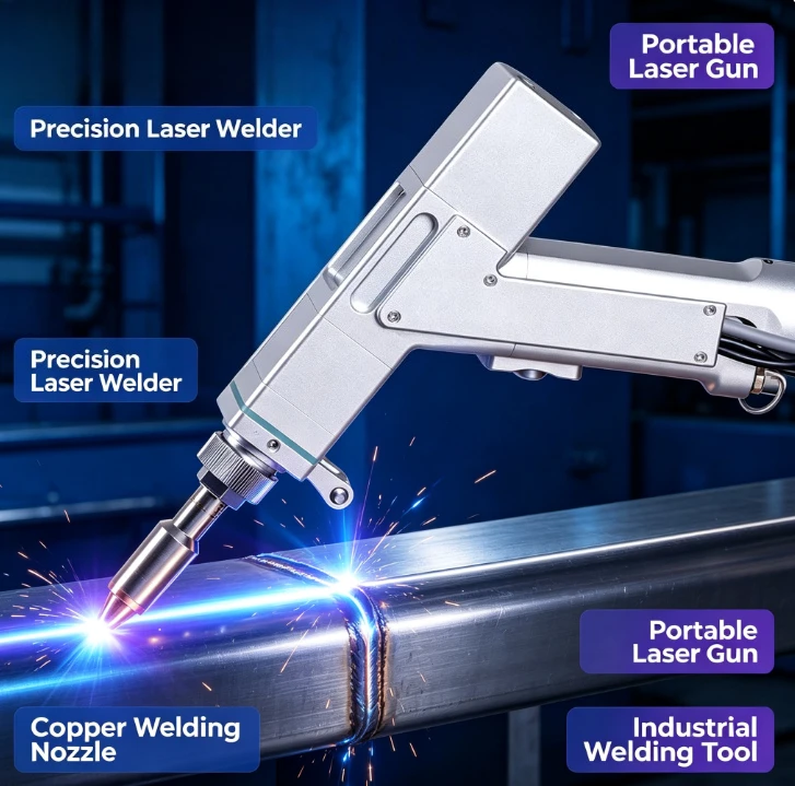 Laser Welding Gun Signal Cable Control Board Handheld Fiber Welder Spare Parts Replacement Wire Operating System PCB Accessories