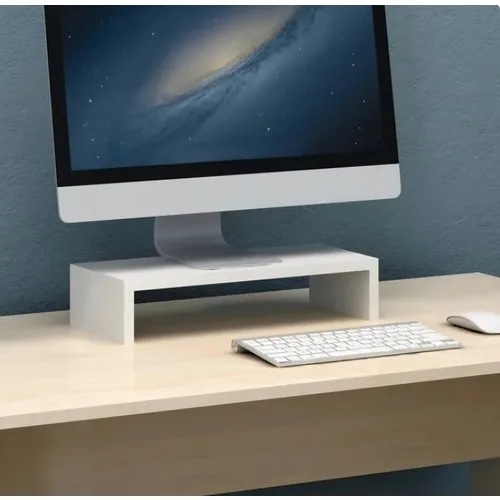 

Monitor Six Riser Stand White