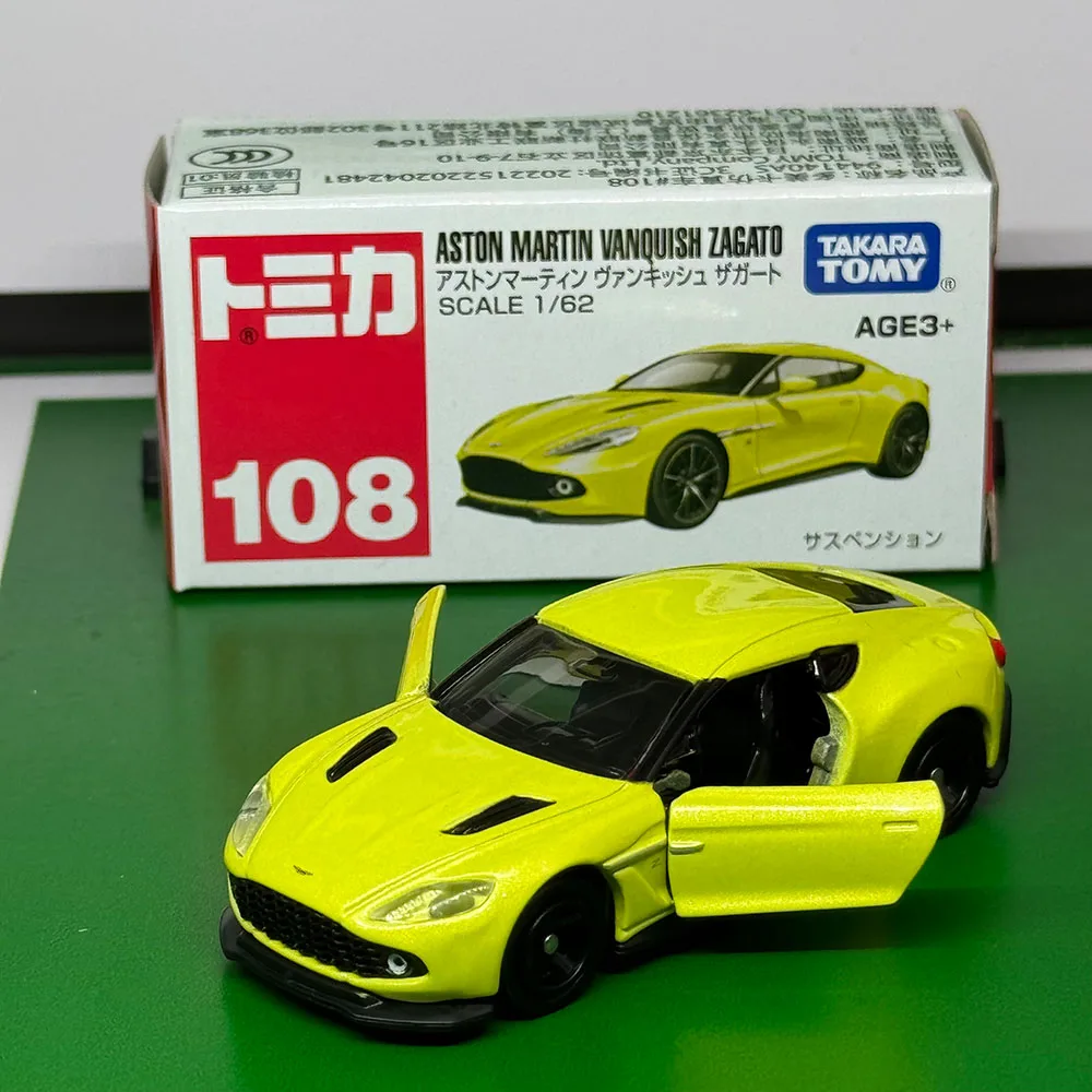 

Takara Tomy Tomica Азиатская версия спортивного автомобиля Aston Martin No. 108, литье под давлением статического сплава, коллекция режимов автомобилей, дисплей, игрушка для мальчика