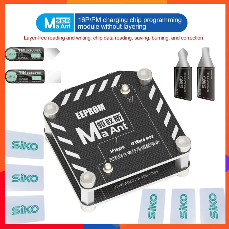 

MAANT Charging Code Chip Programming Module for iPhone 16 Pro Max Mold Non Disassembly Layered Reading Writing EEPROM Programmer