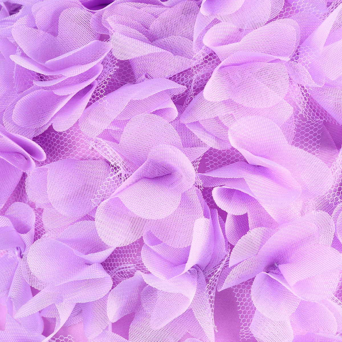 قبعة سباحة بتلات الزهور ثلاثية الأبعاد باللون الأرجواني للنساء البالغات، قبعة استحمام عصرية للحماية من الشمس، قابلة لإعادة الاستخدام ومريحة ومضادة للانزلاق