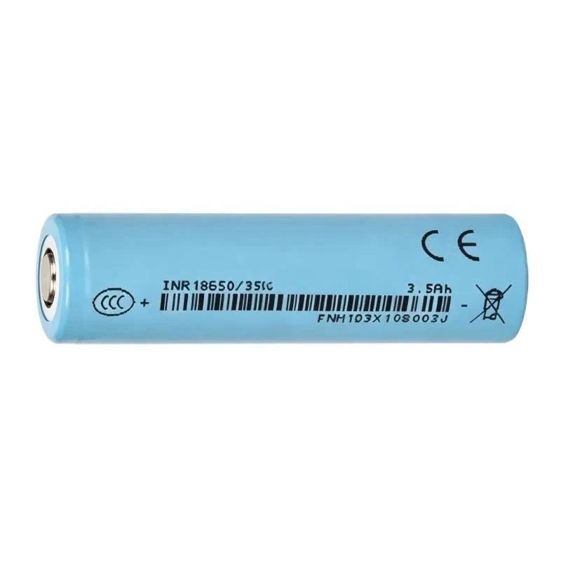 New 10PCS 18650‑35V 3500mAh Flat‑Top Rechargeable Lithium‑ion Battery For EVE Grade‑A 3C 3.7V