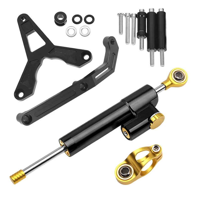 

2023 For Yamaha Tracer 9 GT TRACER9 gt 2021 2022 Motorcycle Stabilizer Steering Damper Bracket Mounting Kit Support Accessories