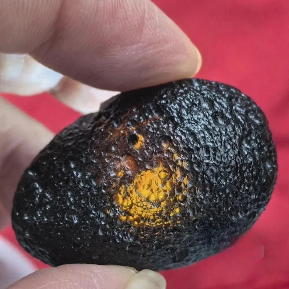 Natural Black Tektite Meteorite Stones  Irregular Mineral Specimen Rock Rough Stones for DIY Jewelry Making Collector's Gift