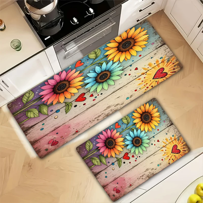 Garden Carpet Sunshine Sunflower Floor Mat Doormat Welcome Mat Outdoor Carpet Living Room Carpet Rug for Bedroom Home  Mat