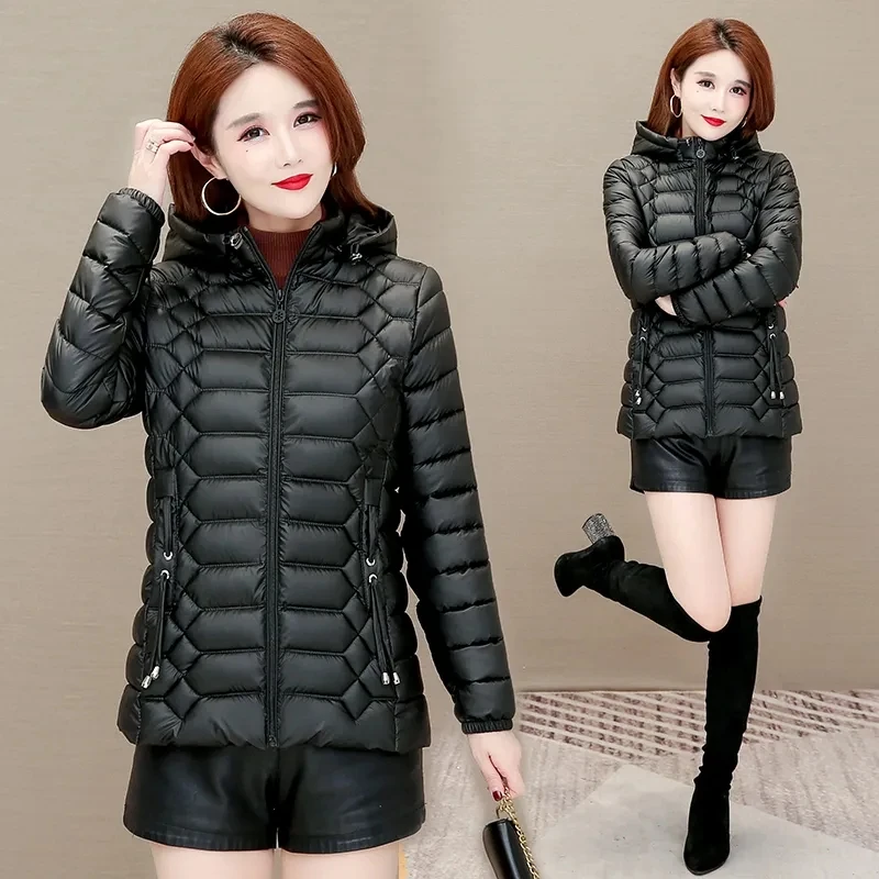 Shiny Down Women's Short Section 2022 New Korean Style Women's Slim Winter Small Trend