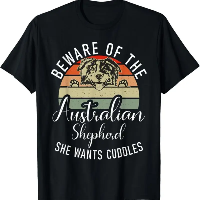 

Футболка «Остерегайтесь австралийской овчарки She Wants Cuddles»