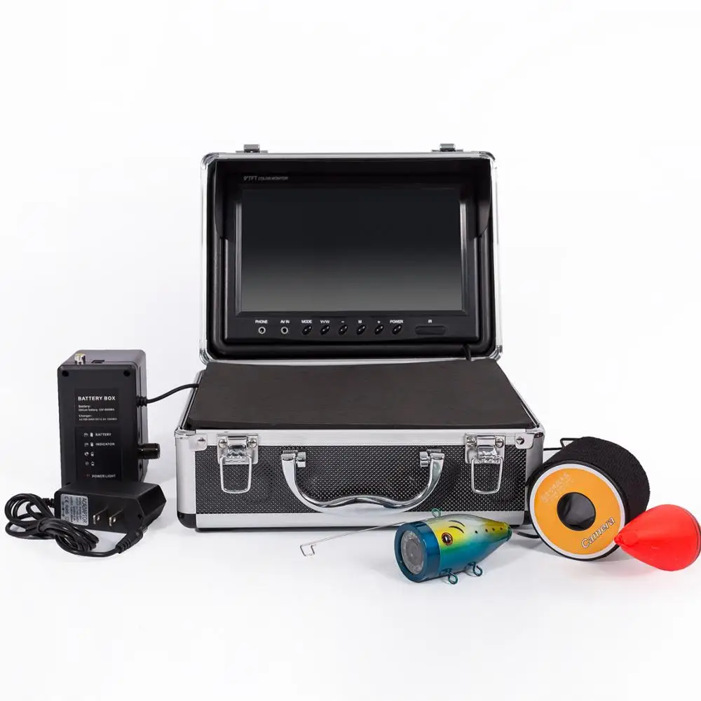 9 Inch Underwater Fishing Video  Kit 15M Cable Deep Sea  Underwater ing  System