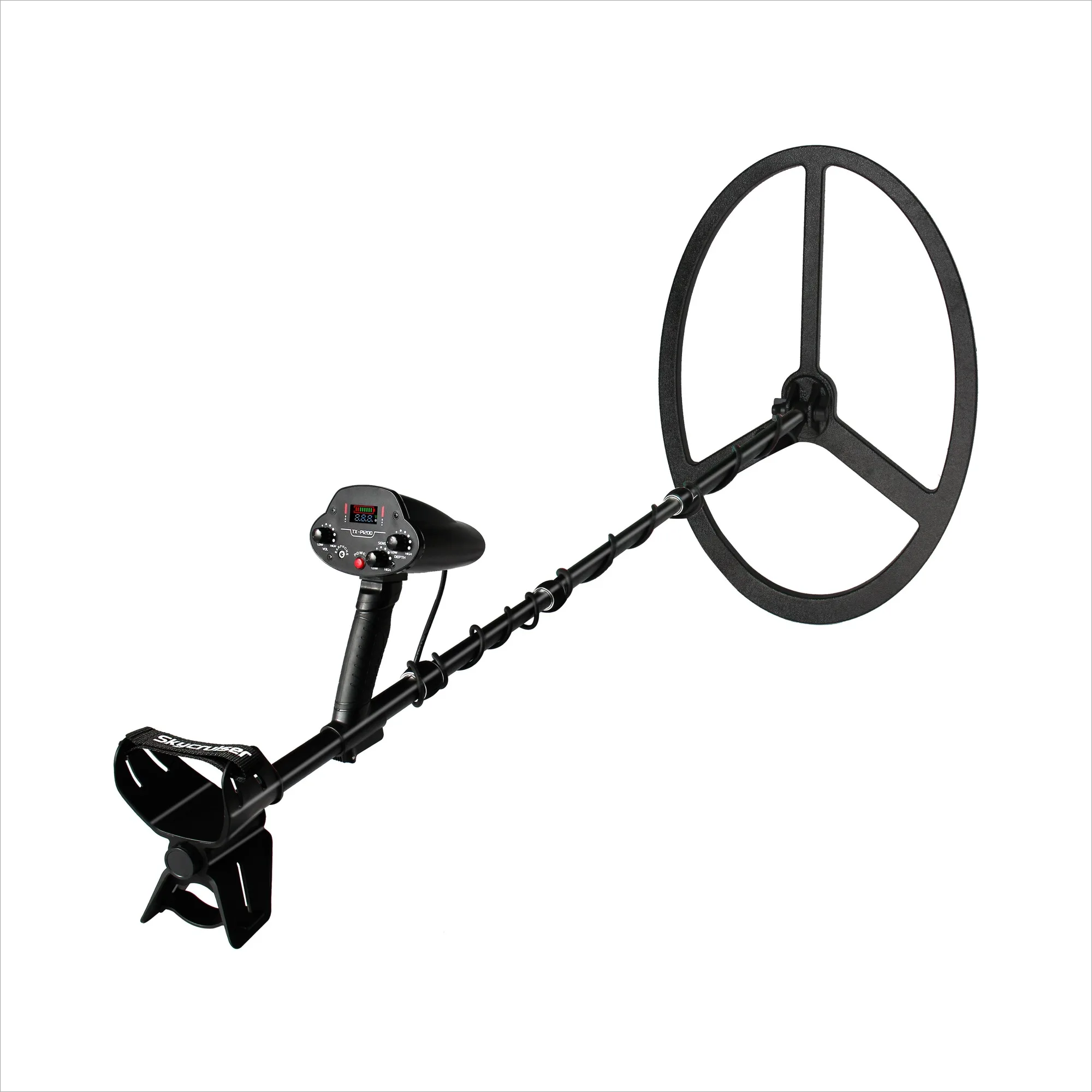 

Pulse Induction Archaeological Outdoor Treasure Hunt Instrument Gold Metal Detector TX-PI200 Gold Silver Detector 23 Inch Coil