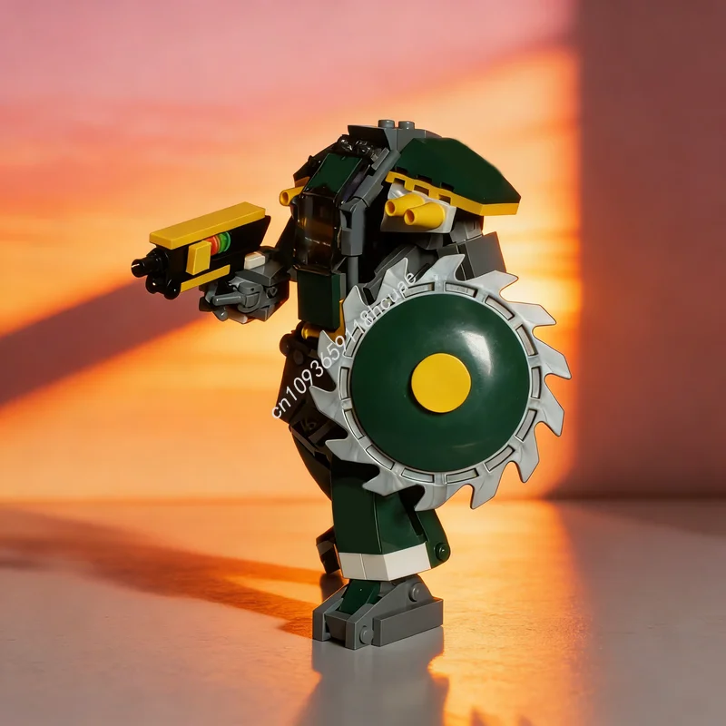 246pcs MOC Exo Force Cyclone Defender Model Building Christmas Gifts Blocks Architecture DIY Creative Toy Idea Education