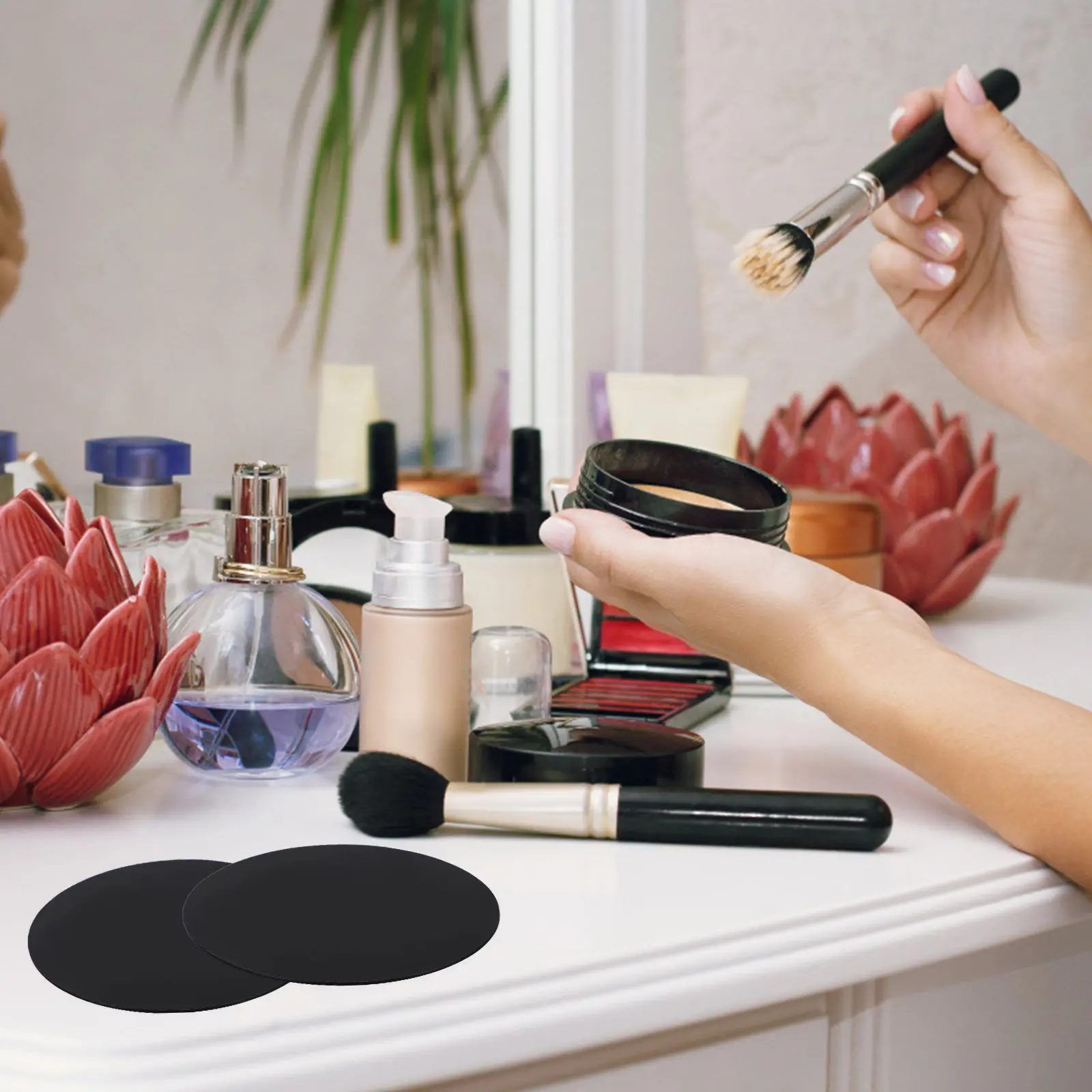 

Набор из 10 силиконовых палитр для смешивания цветов для нейл-арта, инструмент для маникюра, для демонстрации накладных ногтей, гладкая поверхность, легко чистится