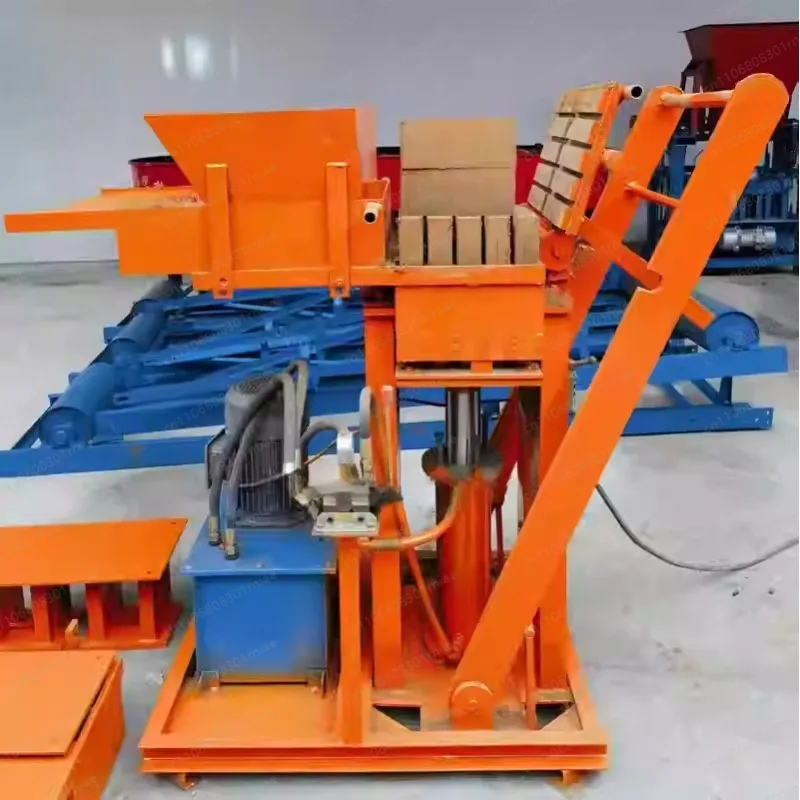 2-40 Hand Pressed Manual Clay Interlocking Soil Cement Brick Machine For Sale