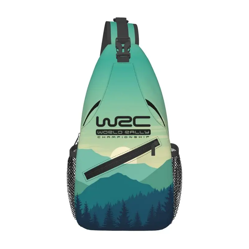 

Racing Sprort Game WRC Sling Chest Bag Customized Shoulder Crossbody Backpack for Men Traveling Daypack