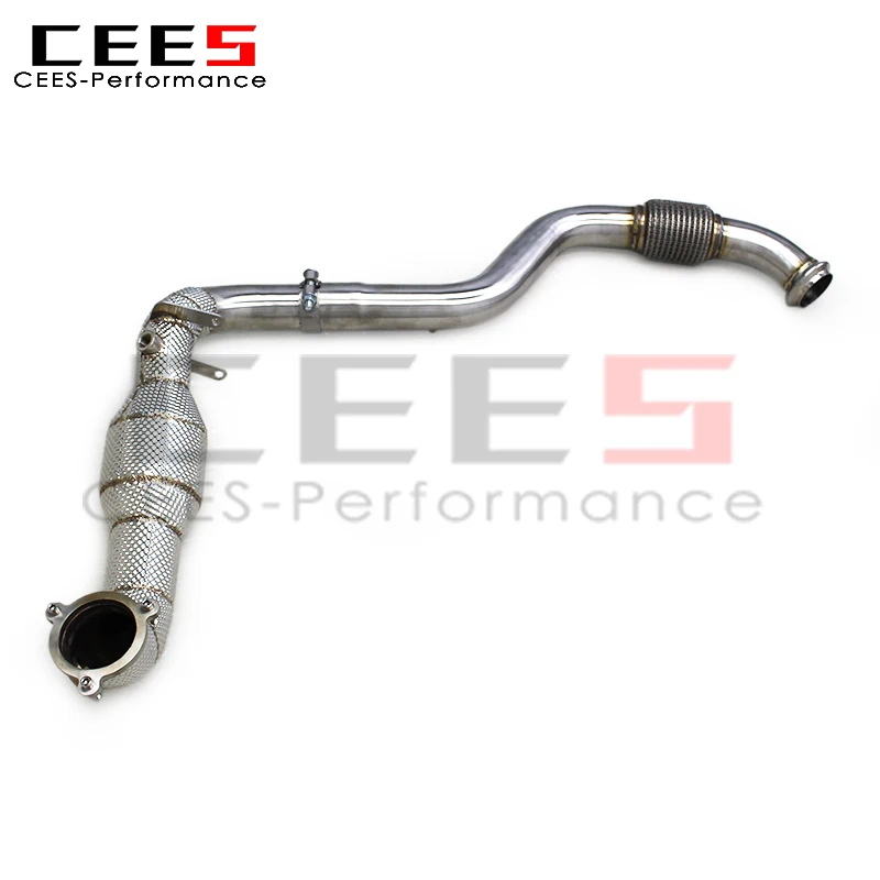 CEES Downpipe for Mercedes-Benz CLA250 2.0T 2014-2021 Exhaust Pipe Stainless Steel Pipes High Performance Exhaust Downpipe