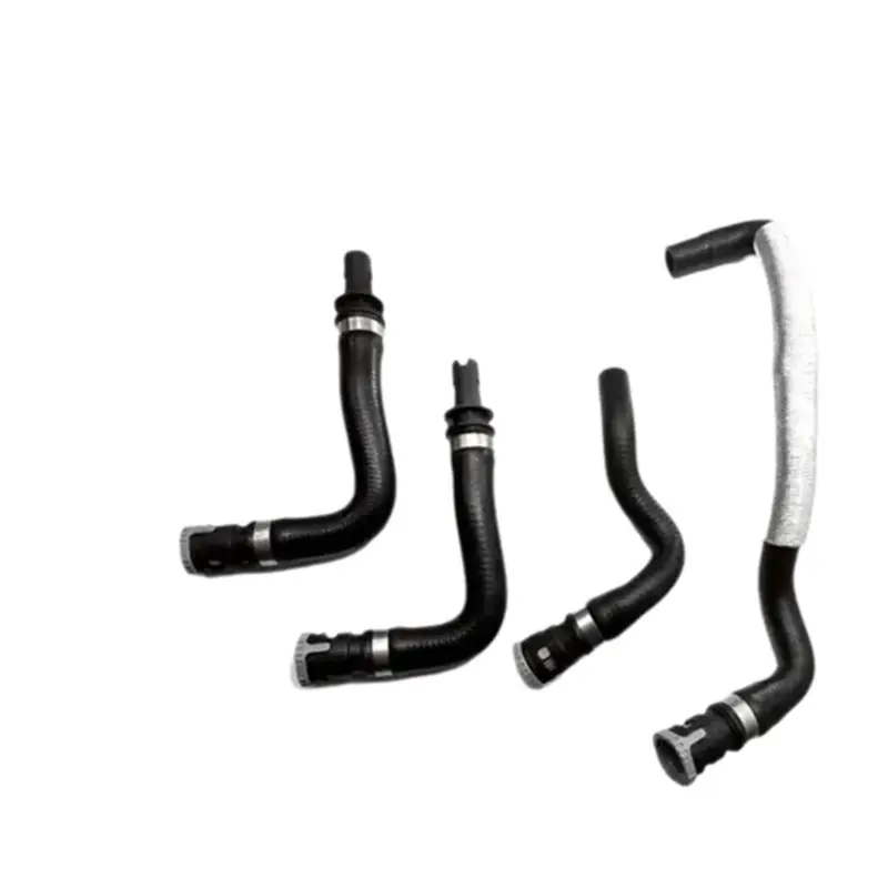 A99F-4Pcs/Set Heater Water Pipe Inlet Hose, Outlet Hose For Volvo S40 V50 C70 2004-2010 30636951 30636952 30636954 30636987