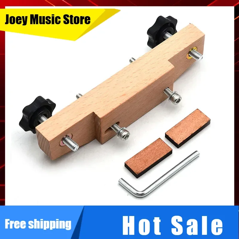 Maple guitar clamp acoustic folk easy installation operation guitar bridge guitar clamp repair tool