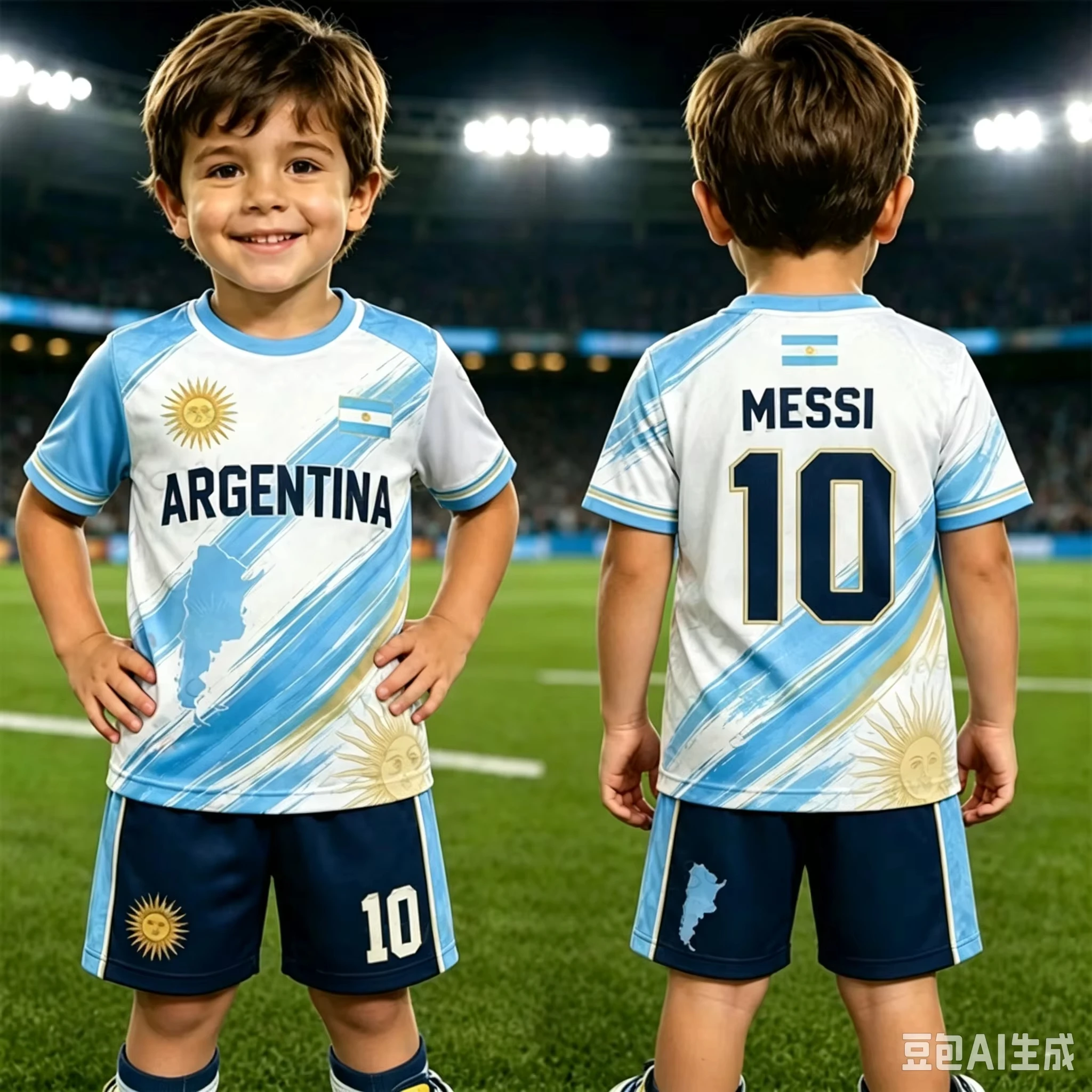 New Kids Clothes Special NO.10 Striped Football Jersey Sets Summer Children's Outdoor Casual Breathable T-shirts and Sets