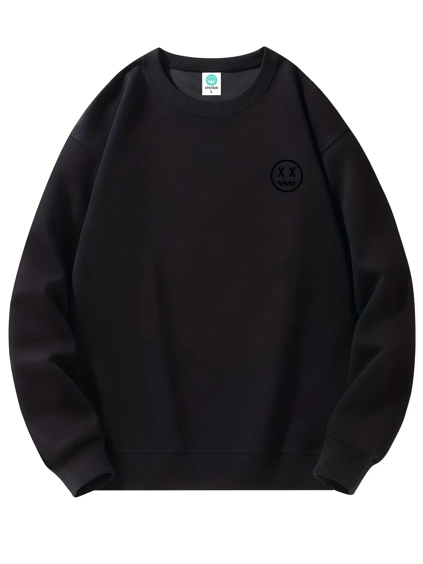 

Men'S Round Neck Sweatshirt, Upgraded New Style for 2025, Lightweight Blend, Versatile Long Sleeve Jacket That Doesn'