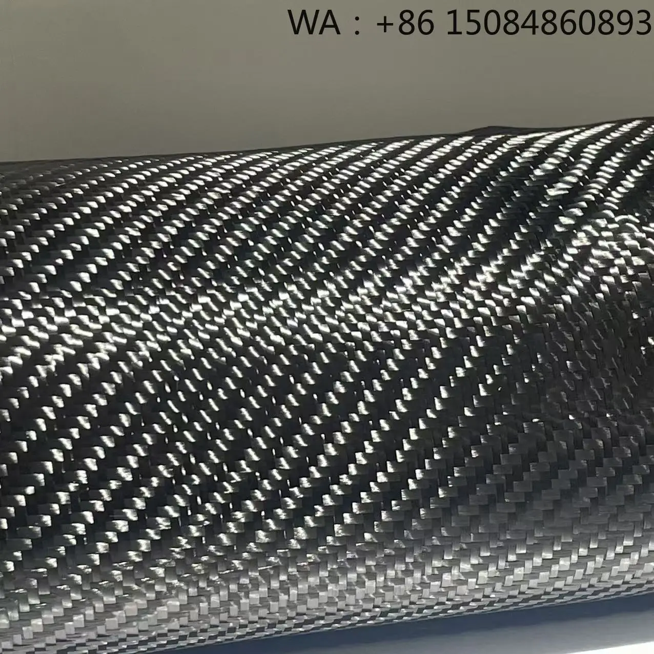 Rollo de Tela de Fibra de Carbono de 200 g/m², Tejido Twill, Ligero y Resistente para Bolsas de Viaje, Decoración del Hogar y Manualidades