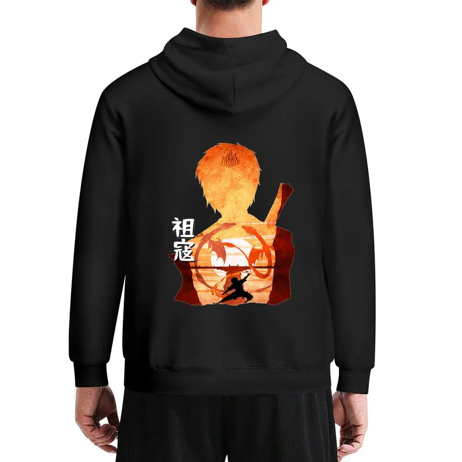 

Minimalist Silhouette Zuko Hoodie men's coat mens clothes men's clothes autumn clothes new in hoodies