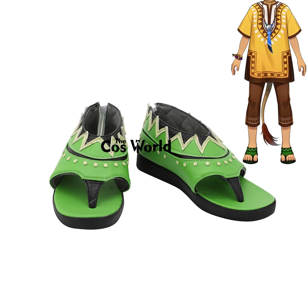 Twisted Wonderland Cheka Kingscholar Game Cosplayschoenen voor kostuums aanpassen