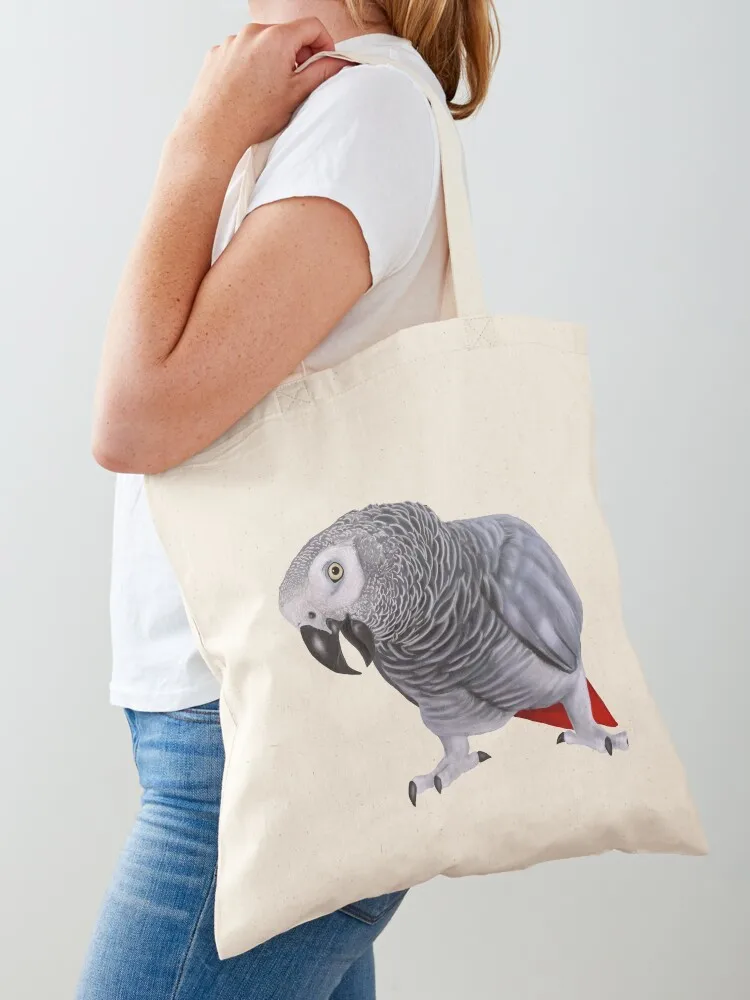 

African Grey Parrot Tote Bag custom tote bag university shopper bag large size bags