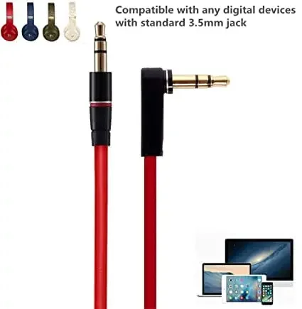 V-MOTA аудиокабель, совместимый с Philps/Audio-Технические характеристики/JVC/колонки/Mp3/Mp4/компьютер/плоский компьютер, 4,2 футов, кабель 1,25 м