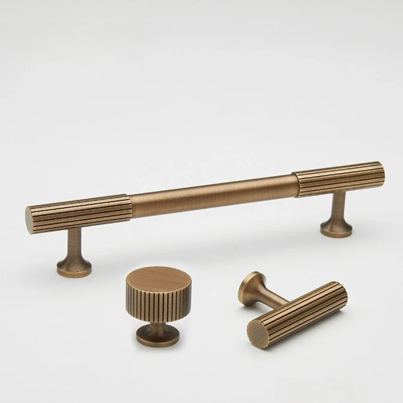 yesBrass Furniture with Three Color Long Rectangular Antique Bronze Antique Style Drawer Clothe Cabinet Door Hardware Handle