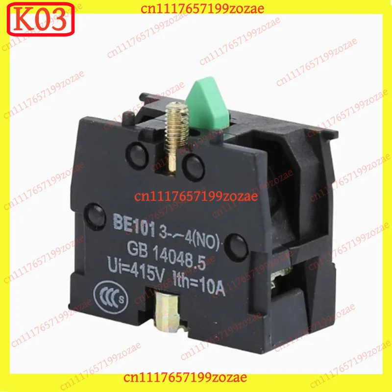 K03 10Pcs Push Button Contact NP2-BE101 NO Green NP2-BE102 NC Red for CHNT, Replacement Parts