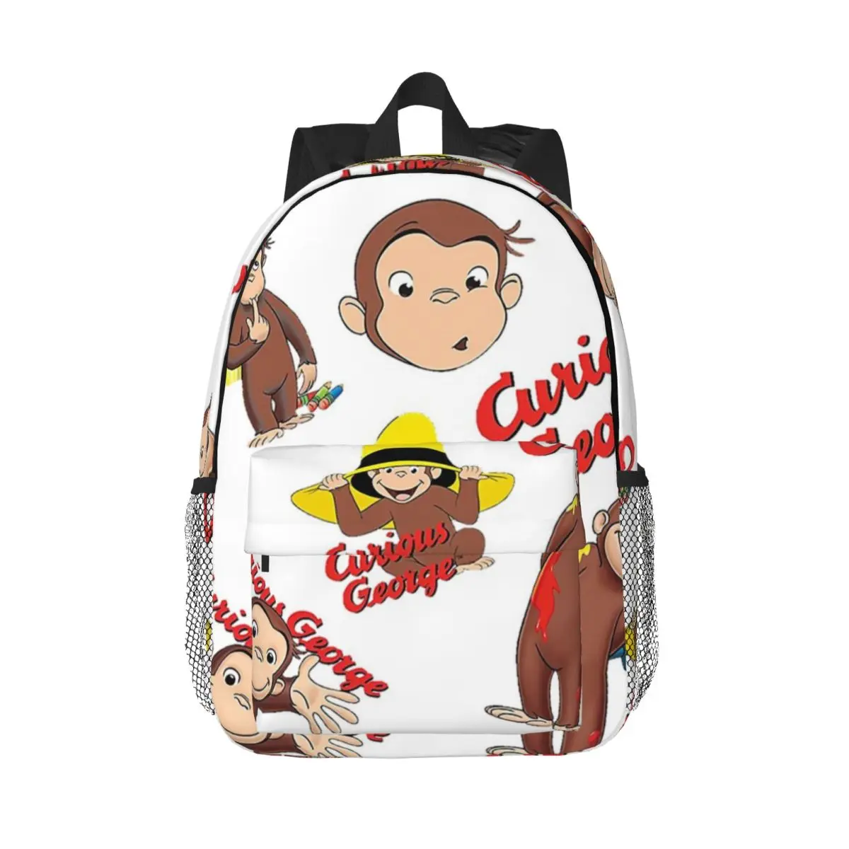 Curious George Backpacks Boys Girls Bookbag Fashion Children School Bags Travel Rucksack Shoulder Bag Large Capacity