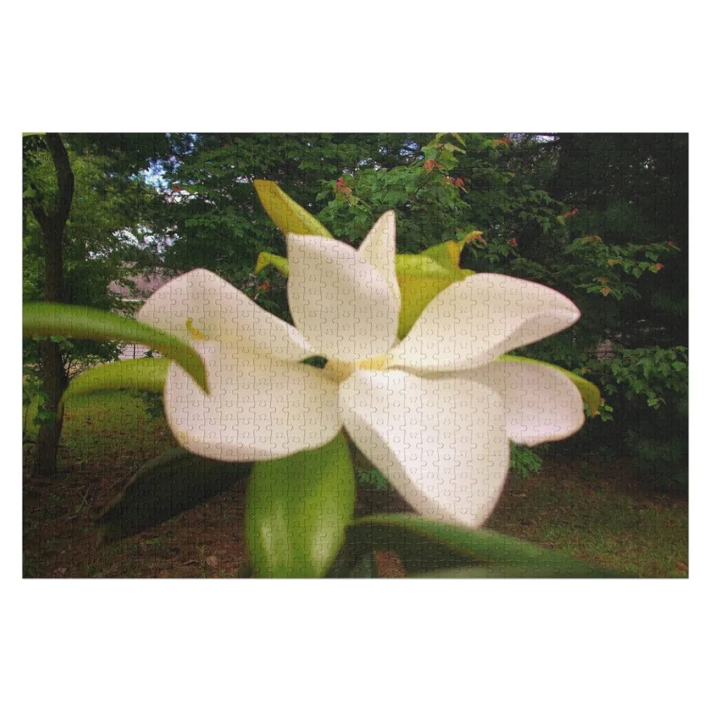 

Magnolia Jigsaw Puzzle Personalized Name Wood Name Custom Wooden Gift Puzzle