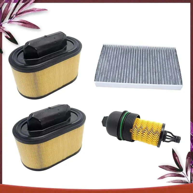 

Durable For Maserati Ghibli Levante Quattroporte 3.0L Air Filte Oil Filter Set W/ Cap 311401 670001545