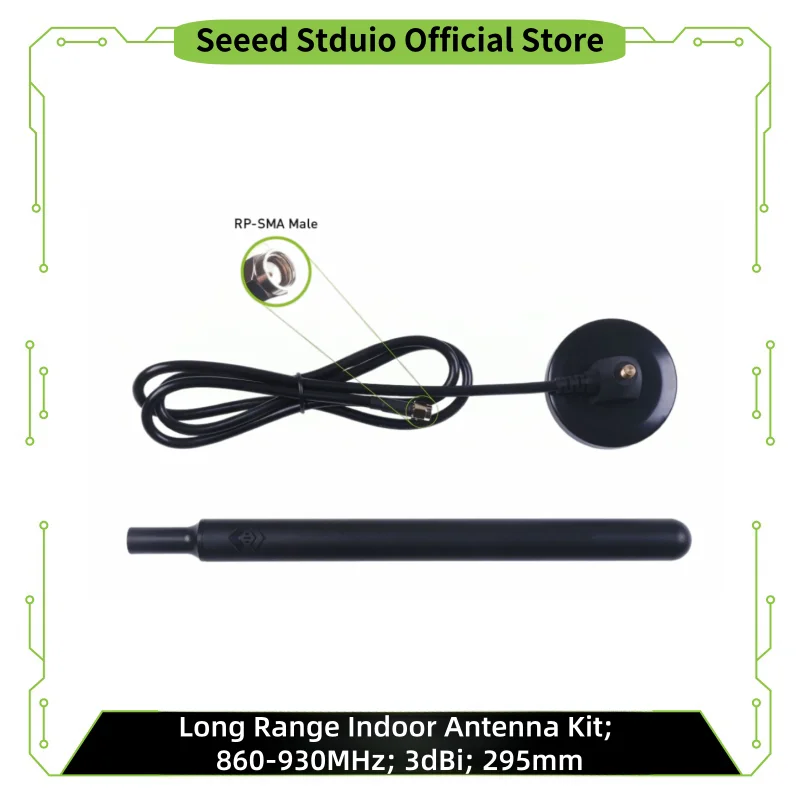 Long Range Indoor Antenna Kit; 860-930MHz; 3dBi; 295mm