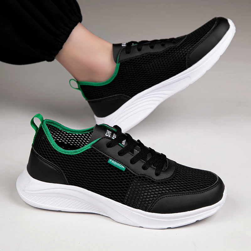 Men's Casual Shoes Wear-Resistant Fashion Breathable Trendy All-match Comfortable Outdoor Round Toe Platform Shoes Spring Main