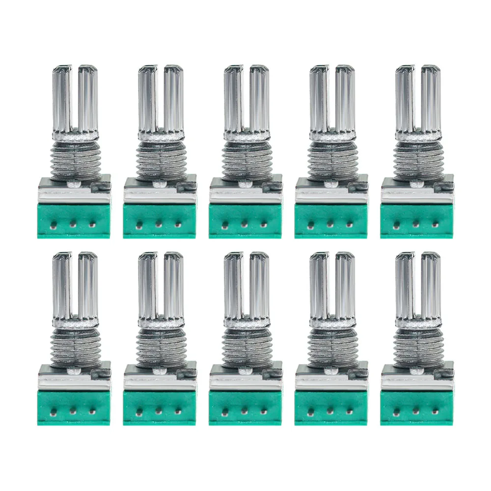 5/10PCS RK097 RK097N Potentiometer Industriële Schakelaars B1K 5K 10K 20K 50K 100K 500K Schakelaar Audio15mm 3Pin Versterker Afdichting