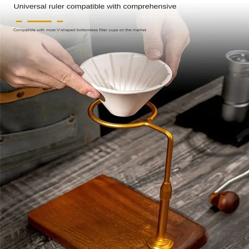 AS60-Adjustable Coffee Brewing Stand Set Hand Brew Coffee Rack For V60filter Ideal For Home And Cafe Use